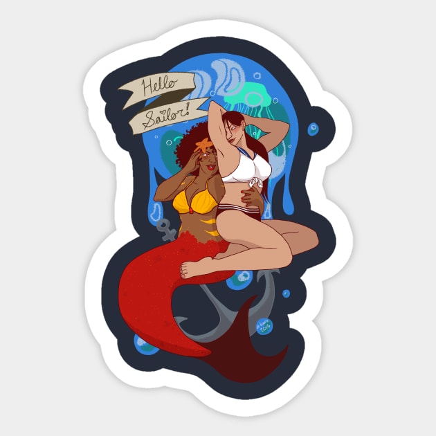 Hello Sailor! Ladies SFW Sticker by bones